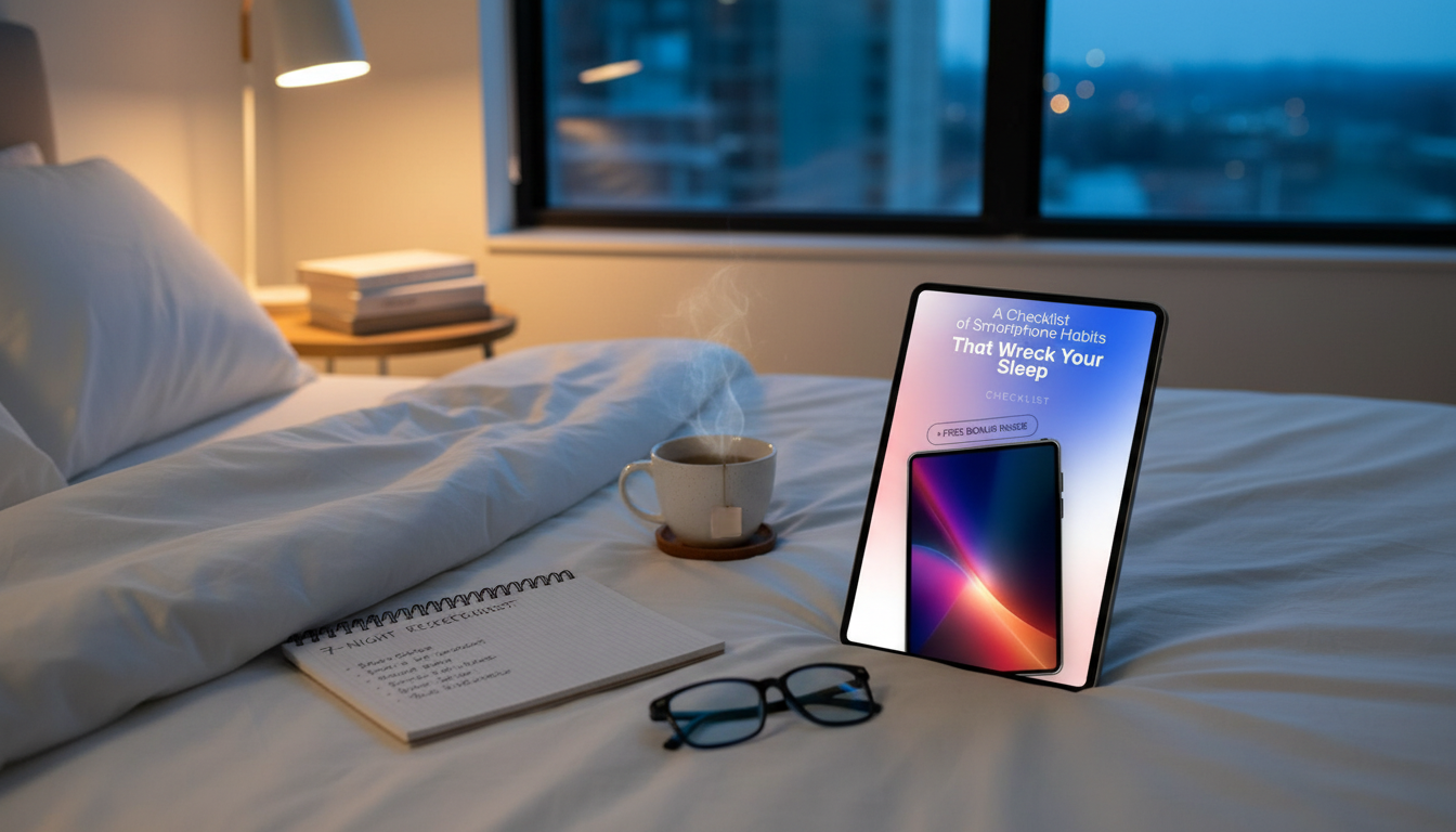 Phone Habits That Ruin Sleep: A 7-Night Reset Checklist