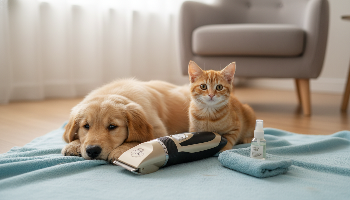 Rechargeable Pet Hair Trimmer: Safe Paws & Face Touch-Ups