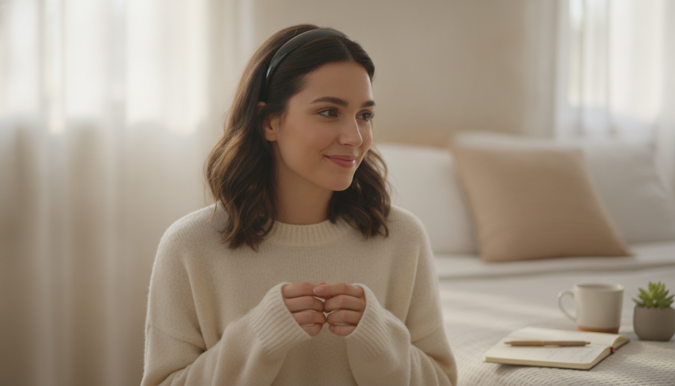 Solid Black Headband: Easy Style & Comfort for Women